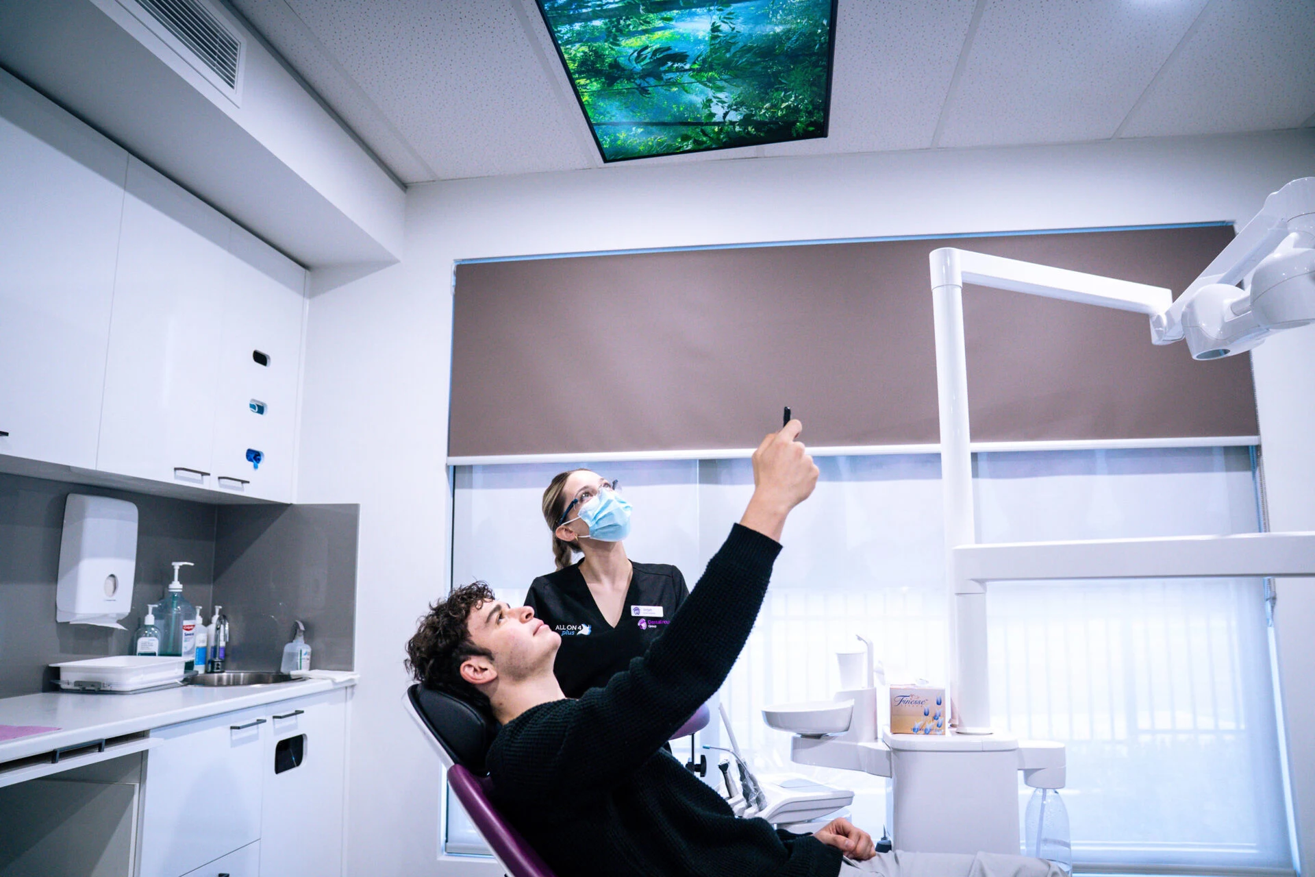 Televisions In Rooms technology at Greenvale Dental House